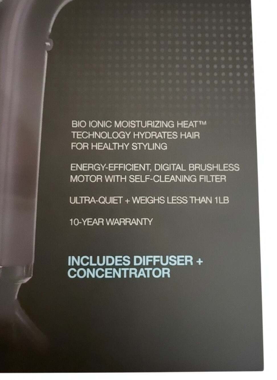 Bio Ionic SMART-X High Efficiency Dryer - Open Boxed Excellent - Picture 9 of 10